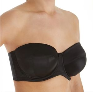Panache Black Strapless Bra 42G (DDDD)